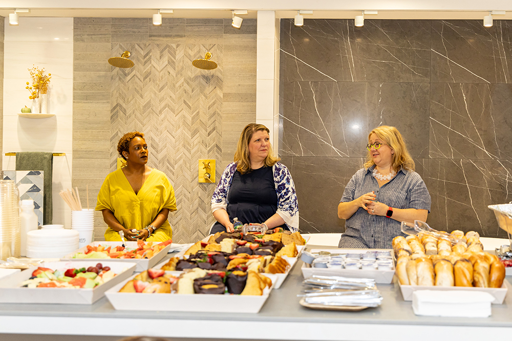 Stone tile, wall tile, kitchen tile, kitchen backsplash, marble tile, decorative tile, porcelain tile, bathroom tile, shower tile, stone porcelain, flooring, decor tile, summer design, design district crawl, interior design, architects