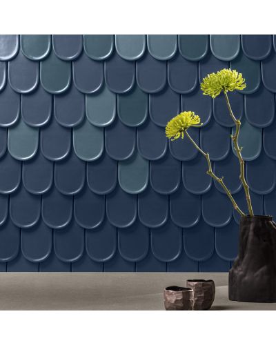 impasto ceramic wall tile