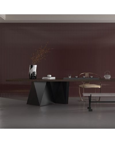 red dimensional tile