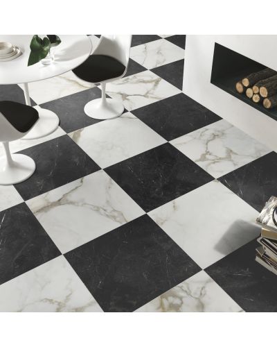 marble porcelain black and white