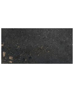 Lab 12x24 Coal Natural Rectified Concrete Look Porcelain Tile
