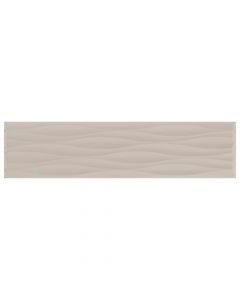Krea 2.0 4x16 Sidewalk Ripple Glossy Wall Tile