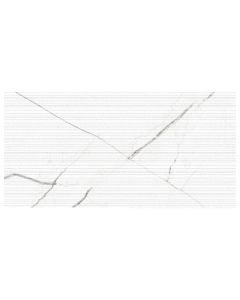 BEYOND CALCATTA 12X24 3D ETCH CLASSIC WHITE 