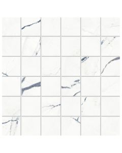marble porcelain tile white blue mosaic