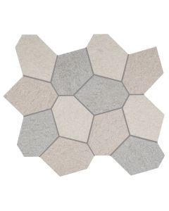 CIVILIZATION LIGHT BLEND POLYGON MOSAIC UNPOLISHED
