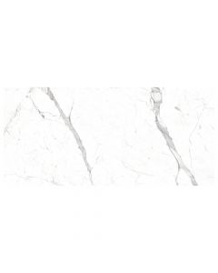 marble porcelain slab white with grey veining 