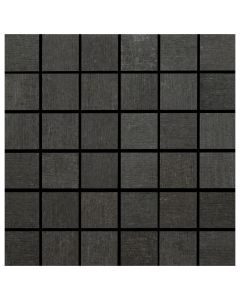 NATIVE METAL 2X2 MOSAIC GRAPHITE BLACK UNPOLISHED
