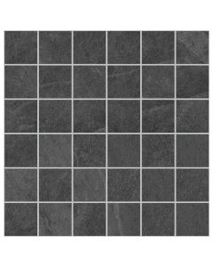 HERO 12X12 MOSAIC COAL MATTE