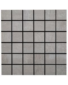 NATIVE METAL 2X2 MOSAIC CRUCIBLE STEEL UNPOLISHED