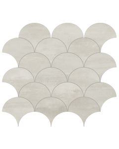 REFLEX 12.5X11.5 PEACOCK MOSAIC MERCURY MATTE