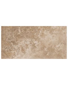 STONE FICTION 12X24 TRAVERTINE COFFEE UNPOLISHED