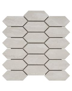 Tivoli Ivory 12x12 Picket Mosaic Mate Finish