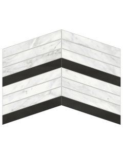 Trilogy Carrara classic chevon mosaic