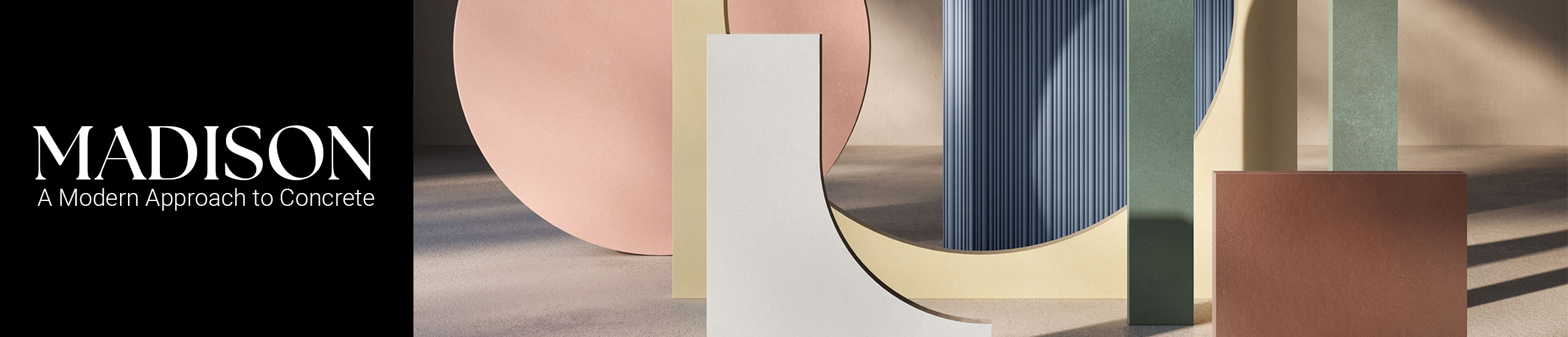 A Modern Approach to Concrete Aesthetics with Madison – A Porcelain Concrete Collection 