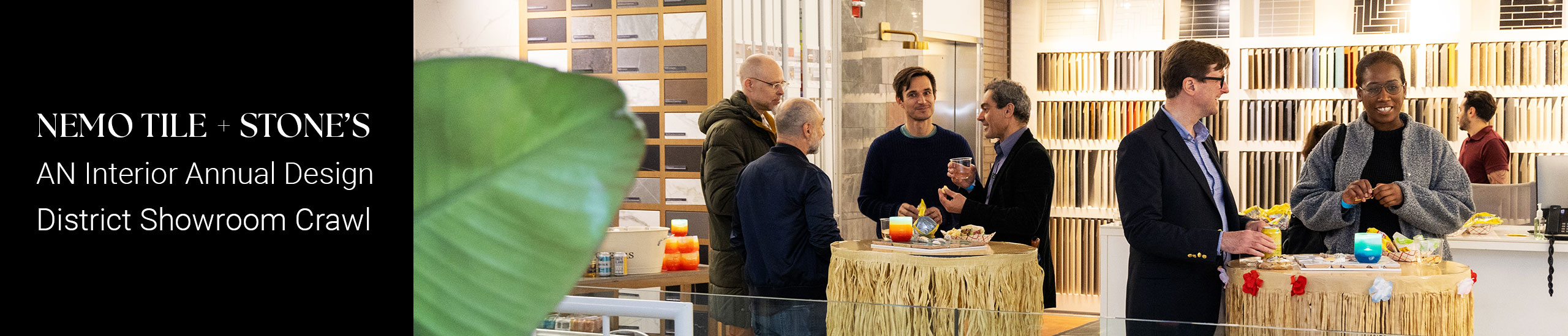 Nemo Tile and Stone Shines Bright at AN Interior's Design District Showroom Crawl