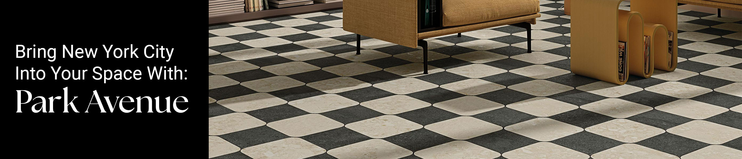 Park Avenue Checkered porcelain tile