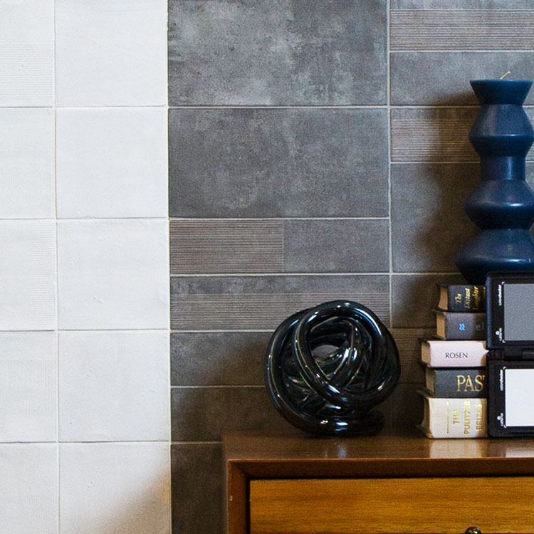 zellige cement look porcelain tile