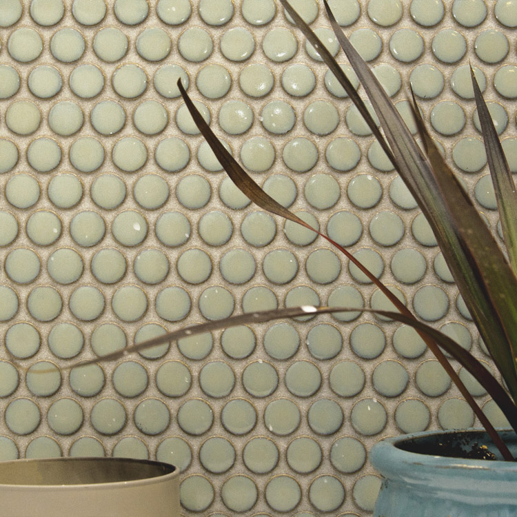 porcelain pennyround mosaics