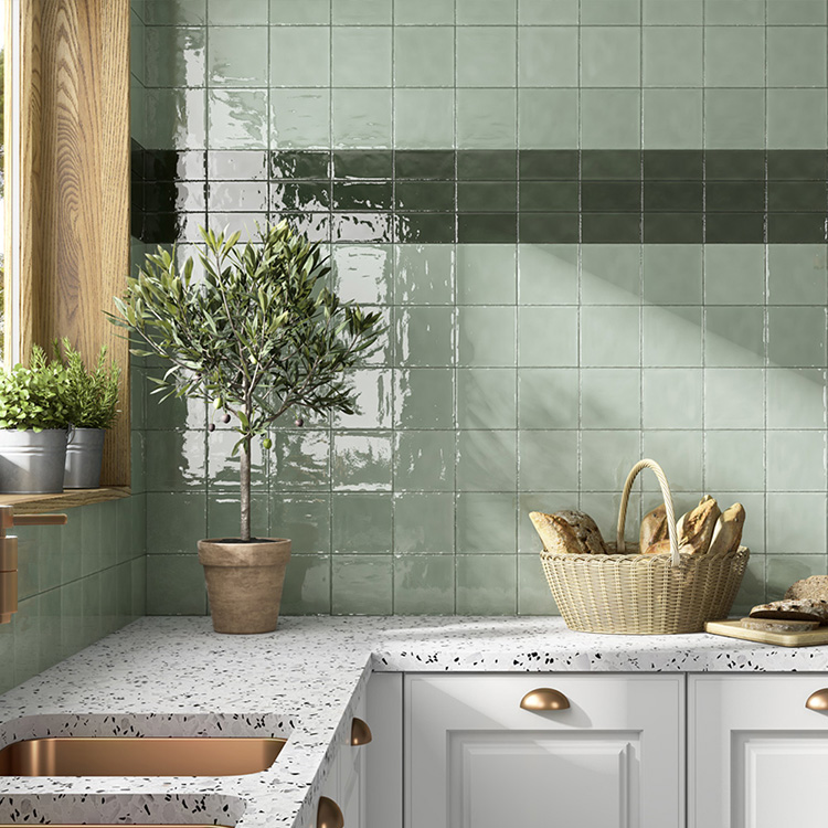 ceramic wall tile glossy