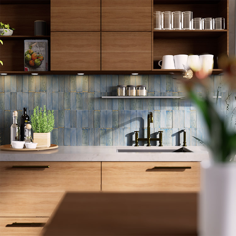 pennyround mosaic green