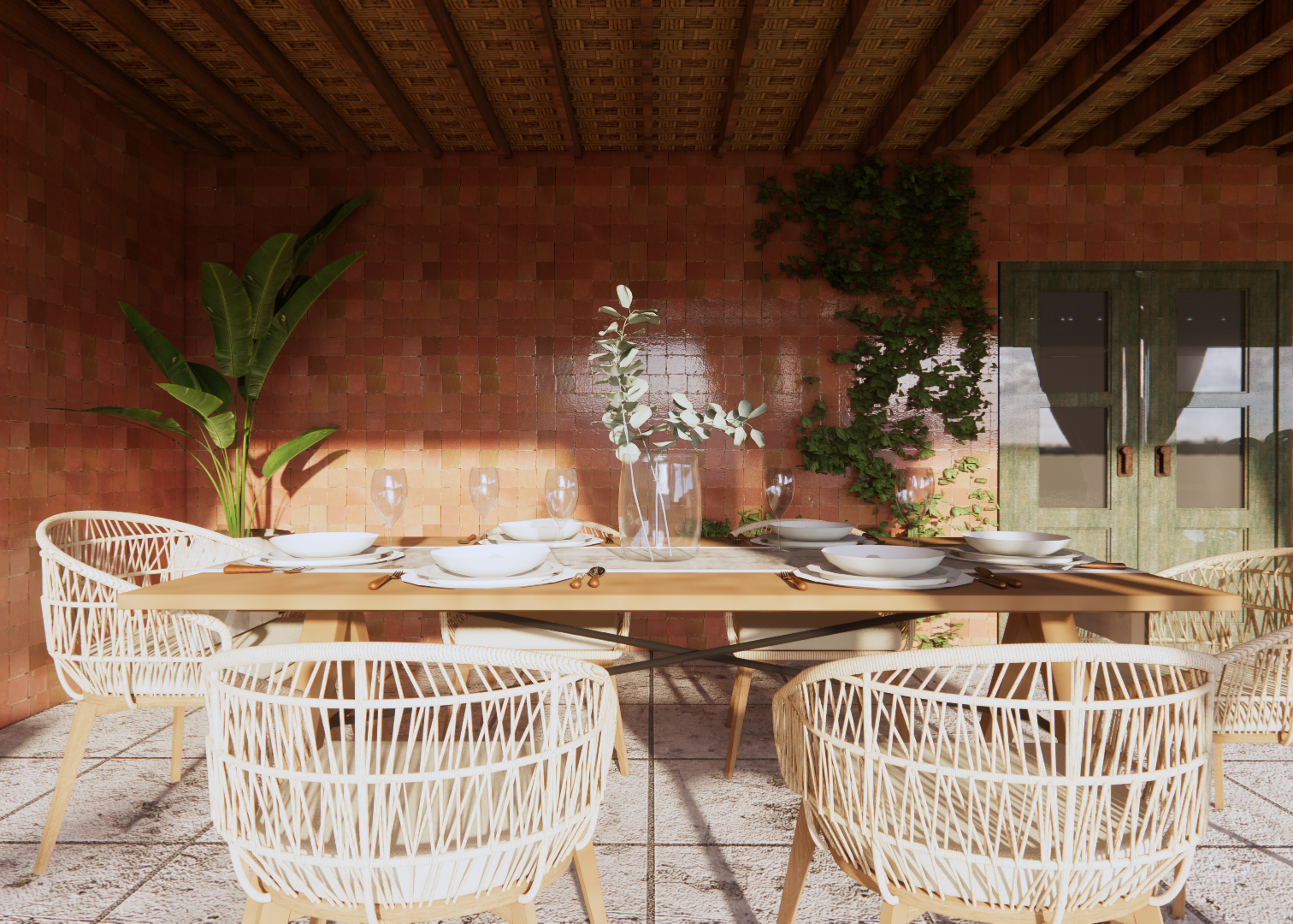 concrete tile, mocha mousse, color of the year 2025, brown tile, moroccan tile, terracotta, zellige tile, 