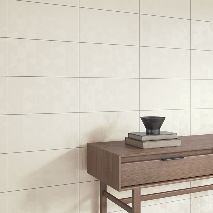 rectangular subtle patterned wall tile 