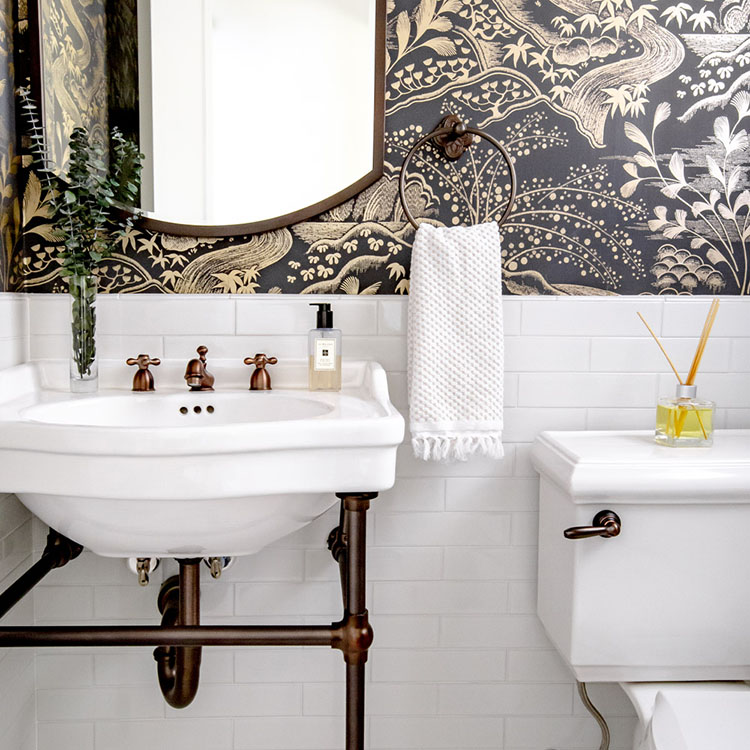 ceramic subway tile craquele finish