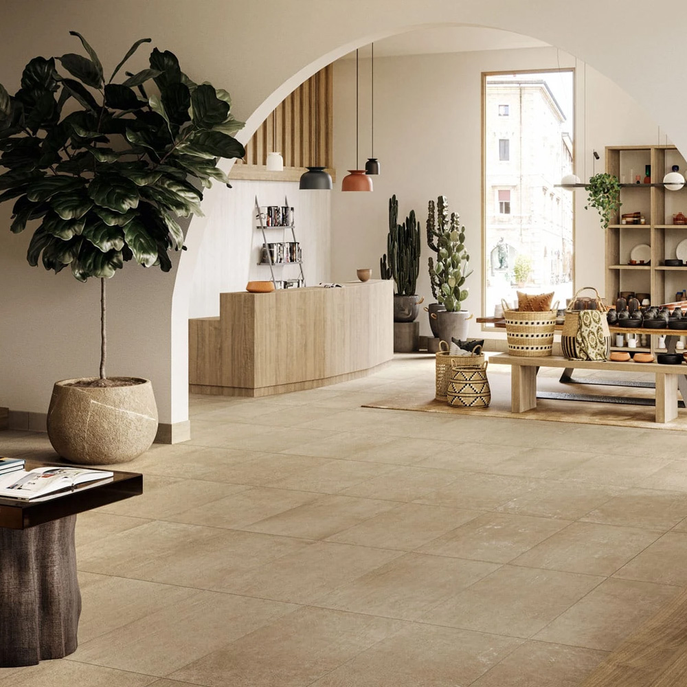 rustic california bohemian handcrafted warm porcelain tile made in usa