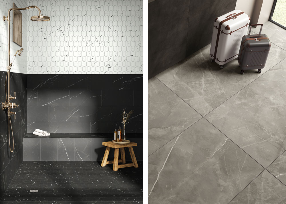 Stone tile, wall tile, kitchen tile, kitchen backsplash, ceppo tile, decorative tile, ceppo di gres, bathroom tile, shower tile, stone porcelain, outdoor tiles, decor tile, beige tiles, pavers