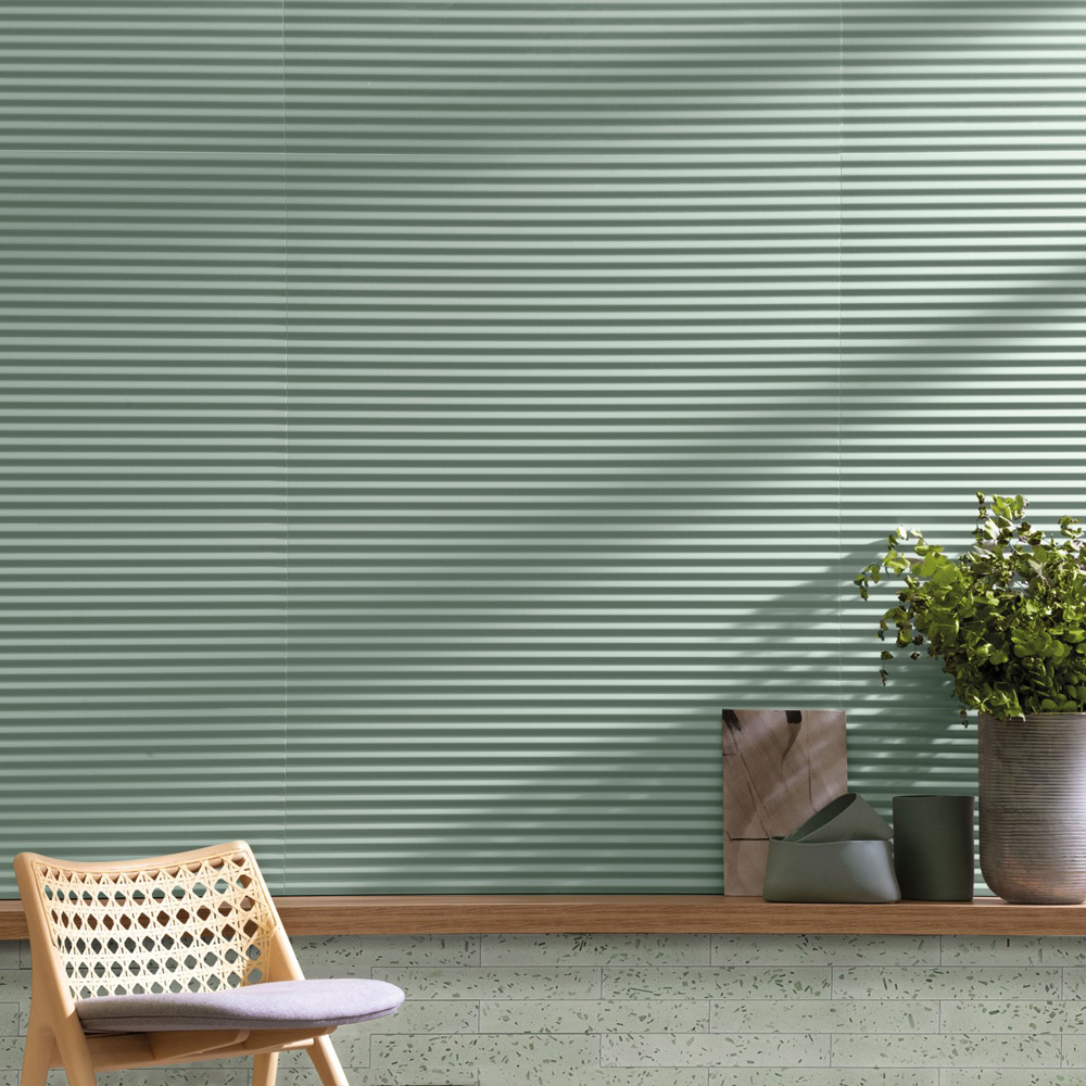 concrete look porcelain tile colorful