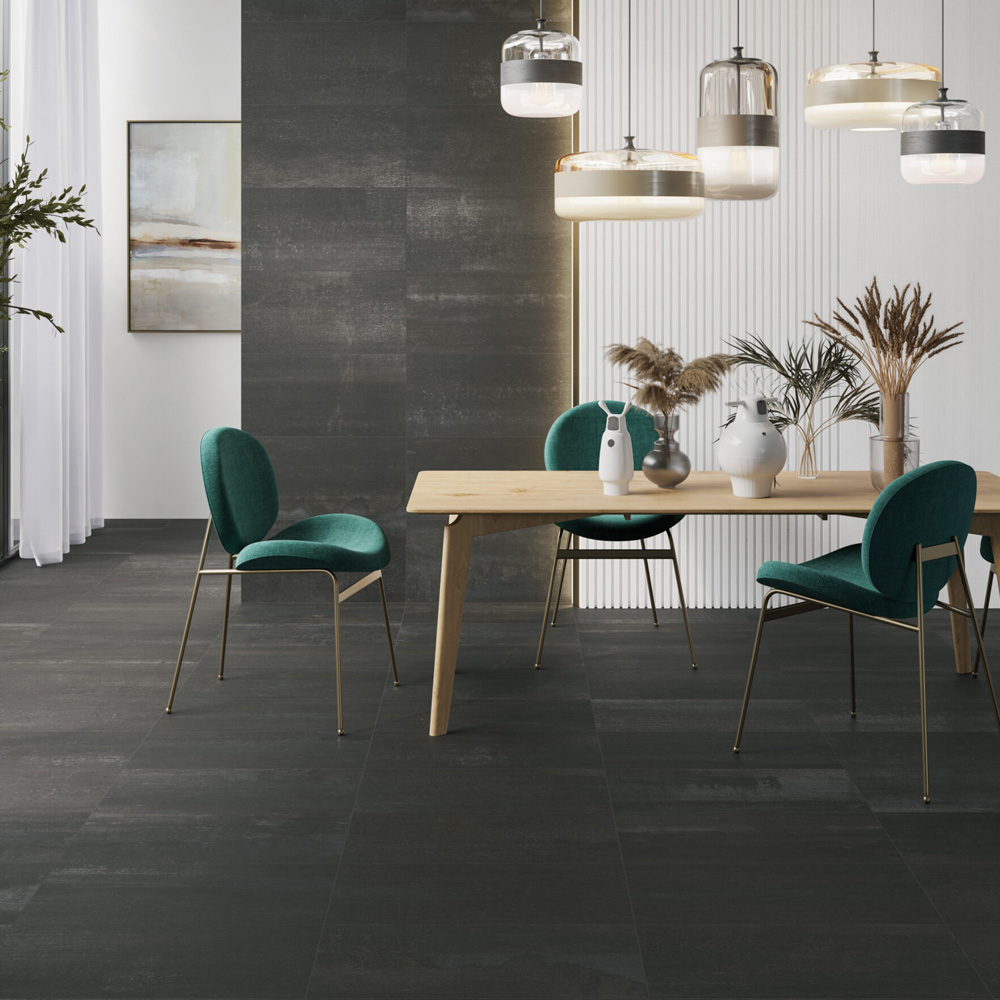 metallic porcelain tile made in usa